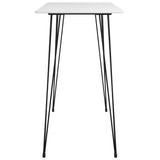 NNEVL 5 Piece Bar Set White and Grey