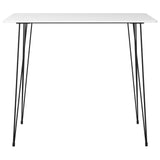 NNEVL 5 Piece Bar Set White