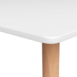 NNEVL 5 Piece Bar Set White and Black