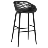 NNEVL 5 Piece Bar Set White and Black
