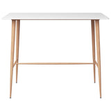 NNEVL 5 Piece Bar Set White