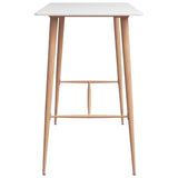 NNEVL 5 Piece Bar Set White