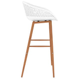 NNEVL 5 Piece Bar Set White