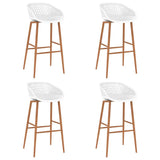NNEVL 5 Piece Bar Set Black and White