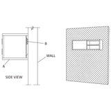 NNEVL Wall-mounted TV Cabinet 180x30x30 cm Solid Teak Wood