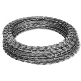 NNEVL NATO Razor Wires Helical Wire Rolls 2 pcs Galvanised Steel 100 m