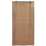 NNEVL Bamboo Roller Blinds 2 pcs Brown 120 x 220 cm