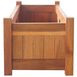 NNEVL Garden Raised Beds 2 pcs Acacia Wood 100x30x25 cm
