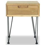 NNEVL Bedside Cabinets 2 pcs 40x30x50 cm Solid Teak