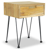 NNEVL Bedside Cabinets 2 pcs 40x30x50 cm Solid Teak