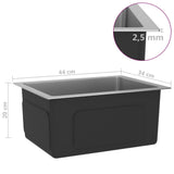 NNEVL Handmade Kitchen Sink Stainless Steel