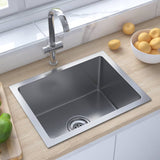 NNEVL Handmade Kitchen Sink Stainless Steel