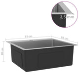 NNEVL Handmade Kitchen Sink Stainless Steel