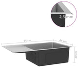 NNEVL Handmade Kitchen Sink Stainless Steel