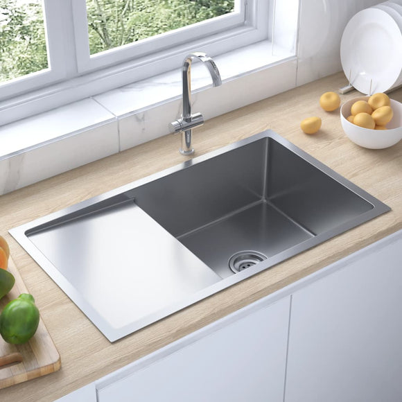 NNEVL Handmade Kitchen Sink Stainless Steel