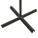 NNEVL Cantilever Umbrella with Pole and LED Lights Anthracite 300 cm