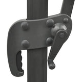 NNEVL Cantilever Umbrella with Pole and LED Lights Anthracite 300 cm