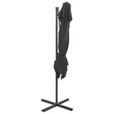 NNEVL Cantilever Umbrella with Double Top Anthracite 250x250 cm