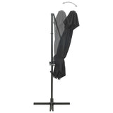 NNEVL Cantilever Umbrella with Double Top Anthracite 250x250 cm