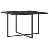 NNEVL 9 Piece Garden Dining Set with Cushions Poly Rattan Grey