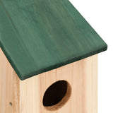 NNEVL Bird Houses 10 pcs Solid Firwood 12x12x22 cm