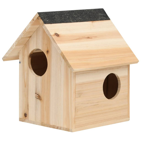 NNEVL Squirrel House Solid Firwood 26x25x29 cm