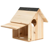 NNEVL Squirrel House Solid Firwood 26x25x29 cm