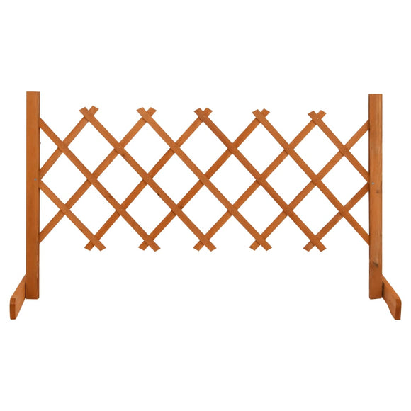 NNEVL Garden Trellis Fence Orange 120x60 cm Solid Firwood