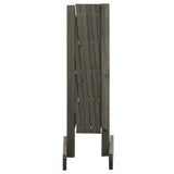 NNEVL Garden Trellis Fence Grey 120x60 cm Solid Firwood