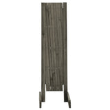 NNEVL Garden Trellis Fence Grey 150x80 cm Solid Firwood