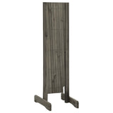 NNEVL Garden Trellis Fence Grey 150x80 cm Solid Firwood