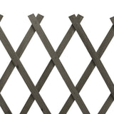 NNEVL Garden Trellis Fence Grey 150x80 cm Solid Firwood