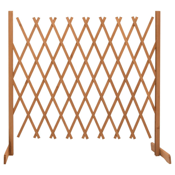 NNEVL Garden Trellis Fence Orange 180x100 cm Solid Firwood