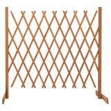 NNEVL Garden Trellis Fence Orange 180x100 cm Solid Firwood