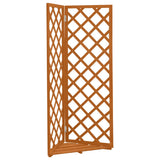 NNEVL Corner Trellis Orange 50x50x145 cm Solid Firwood