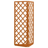 NNEVL Corner Trellis Orange 50x50x145 cm Solid Firwood