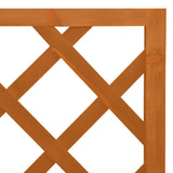 NNEVL Corner Trellis Orange 50x50x145 cm Solid Firwood