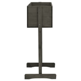 NNEVL Garden Trellis Planter Grey 45x30x74 cm Solid Firwood