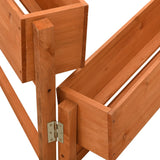 NNEVL Garden Folding Planter Orange 60x14x75 cm Solid Firwood