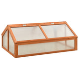 NNEVL Greenhouse 120x80x50 cm Firwood