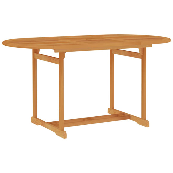 NNEVL Garden Table Anthracite 126x76x72 cm Plastic