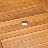 NNEVL Garden Table Anthracite 126x76x72 cm Plastic