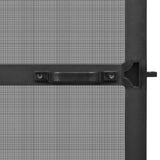 NNEVL Hinged Insect Screen for Doors Anthracite 100x215 cm