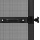 NNEVL Hinged Insect Screen for Doors Anthracite 100x215 cm