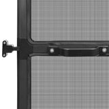 NNEVL Hinged Insect Screen for Doors Anthracite 100x215 cm