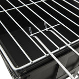 NNEVL 2-in-1 Fire Pit and BBQ 34x34x48 cm Steel