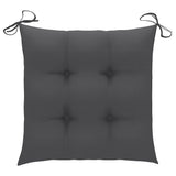 NNEVL Chair Cushions 6 pcs Anthracite 40x40x7 cm Fabric