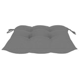 NNEVL Chair Cushions 2 pcs Grey 40x40x7 cm Fabric
