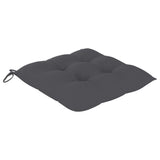 NNEVL Chair Cushions 4 pcs Anthracite 50x50x7 cm Fabric