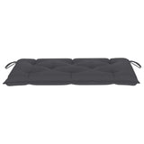 NNEVL Garden Bench Cushion Anthracite 100x50x7 cm Fabric